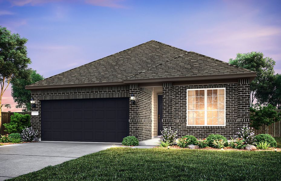 Representative exterior photo of a completed home built from the Crestone by Pulte Homes in Kuempel Farms, Pflugerville, TX (Image 12). Representative exterior photo of a completed home built from the Crestone by Pulte Homes in Kuempel Farms, Pflugerville, TX (Image 12).