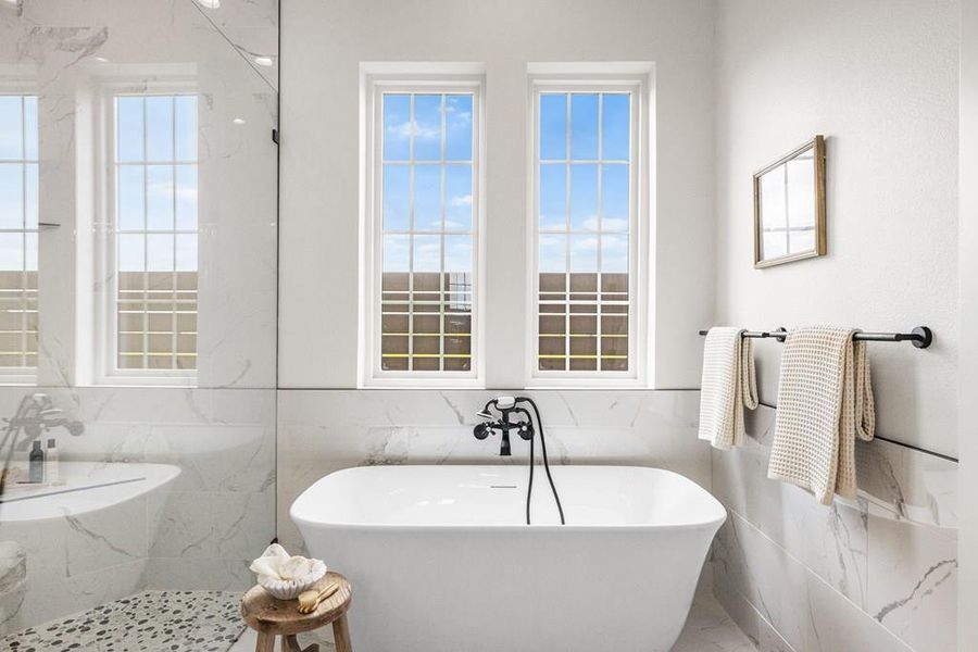 Primary bathroom with freestanding tub Primary bathroom with freestanding tub