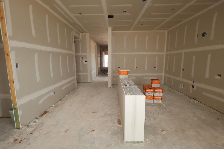 In-progress construction of a new home in Jordan Ranch - Terrace Collection, Fulshear, TX (Image 5).