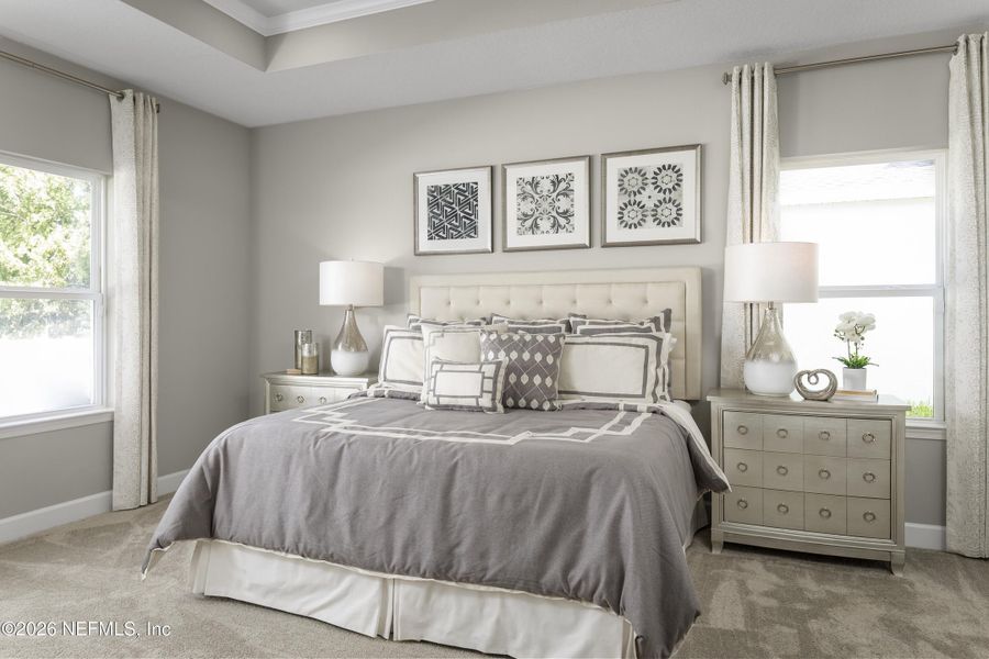 Furnished interior view inside a new home in , St. Augustine (Image 13).