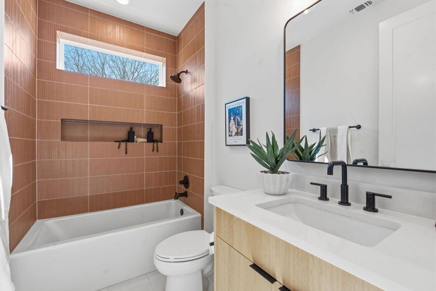 Furnished interior view inside a new home in , Austin (Image 12).