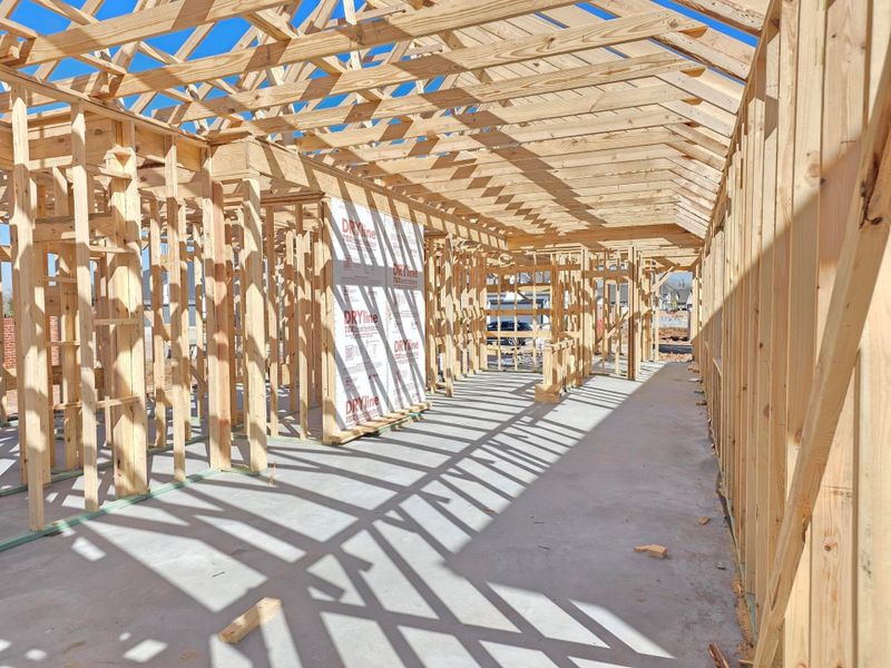 In-progress construction of a new home in Sienna 40', Missouri City, TX (Image 3).