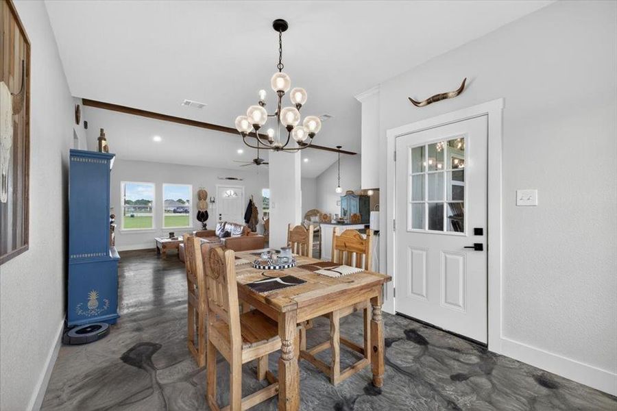 Furnished interior view inside a new home in , Poolville (Image 5).