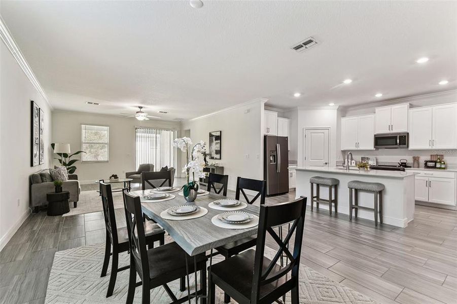 Furnished interior view inside a new home in , Land O' Lakes (Image 4).