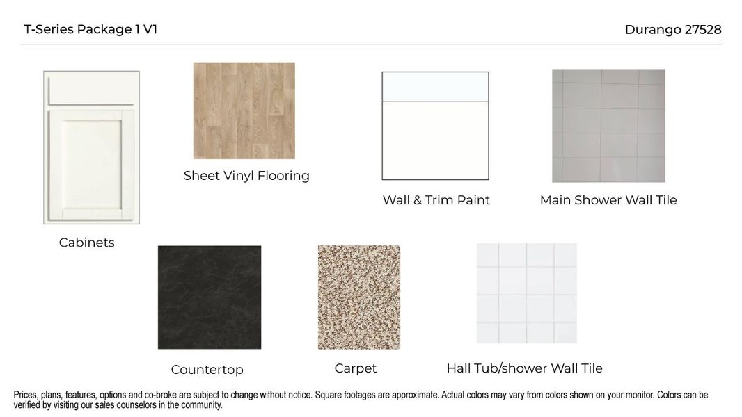 Sample of building materials used in homes in Durango, Mustang Ridge (Image 3).