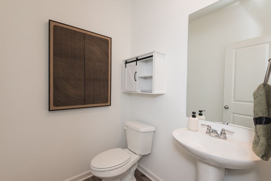 Enjoy an easy access bathroom on the main level.