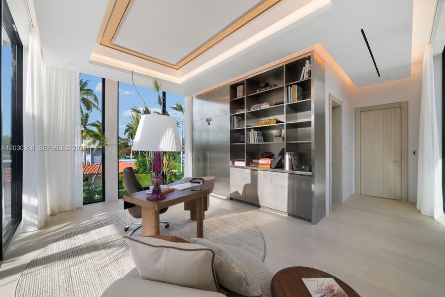 Furnished interior view inside a new home in , Miami Beach (Image 34).