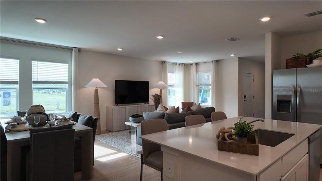Furnished interior view inside a new home in , St. Cloud (Image 12).