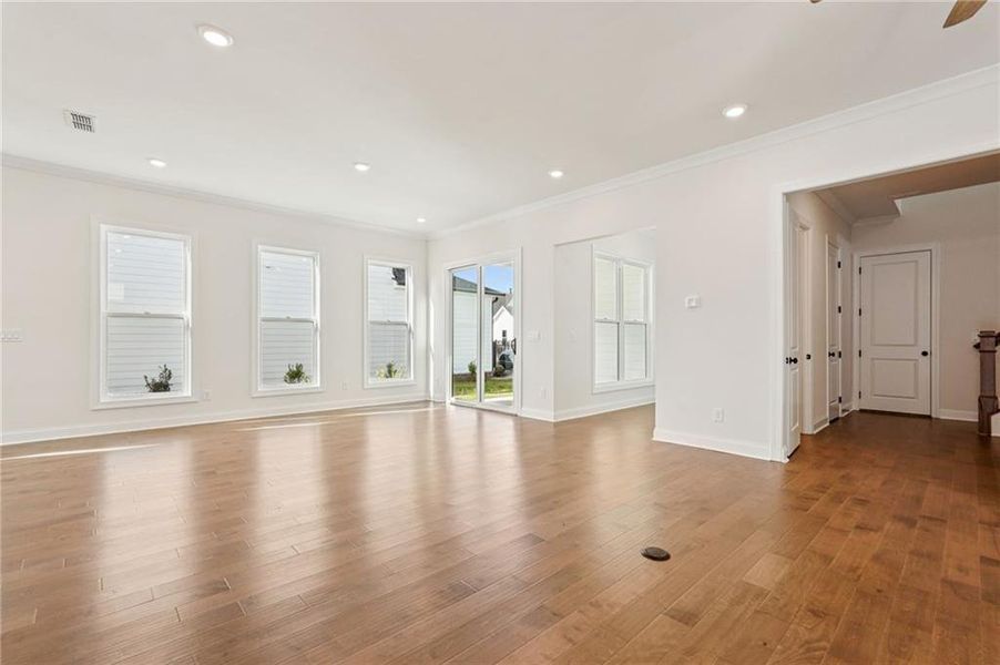 Spacious, unfurnished interior of a new home in Promenade at Sawnee Village, Cumming (Image 42). Spacious, unfurnished interior of a new home in Promenade at Sawnee Village, Cumming (Image 42).
