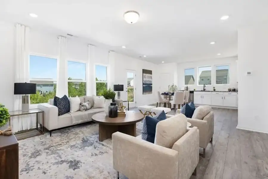 Representative furnished interior of a home built from the Ryker by True Homes in The Retreat at Reedy Fork Ranch, Greensboro (Image 11).