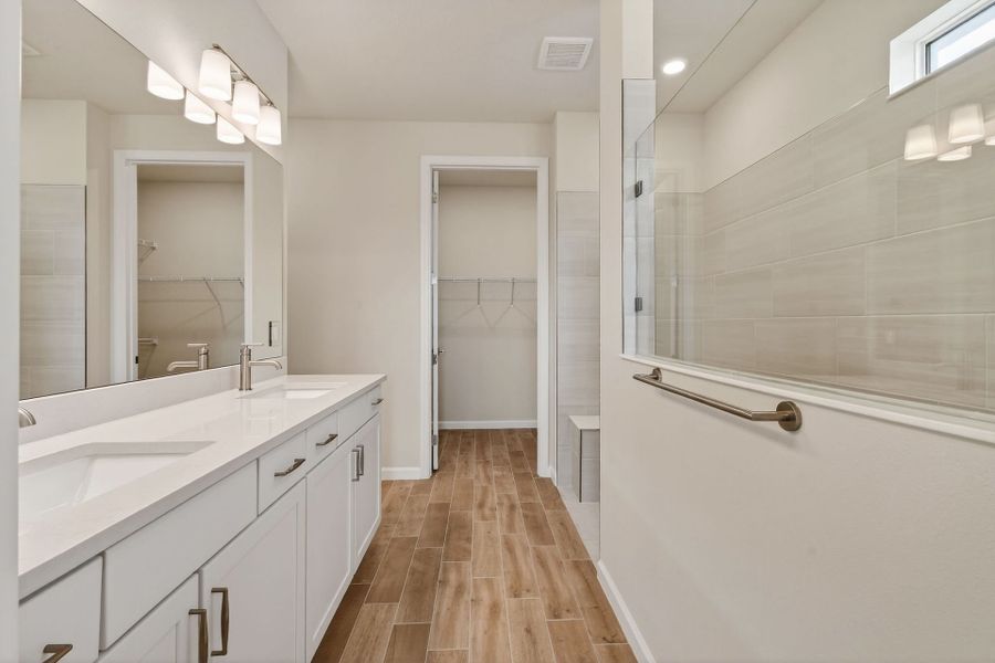 Furnished interior view inside a new home in Del Webb Tradition, Port St. Lucie (Image 33).