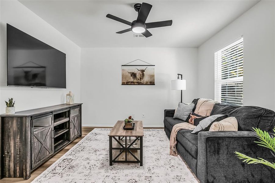 Furnished interior view inside a new home in , Bonham (Image 7). Furnished interior view inside a new home in , Bonham (Image 7).