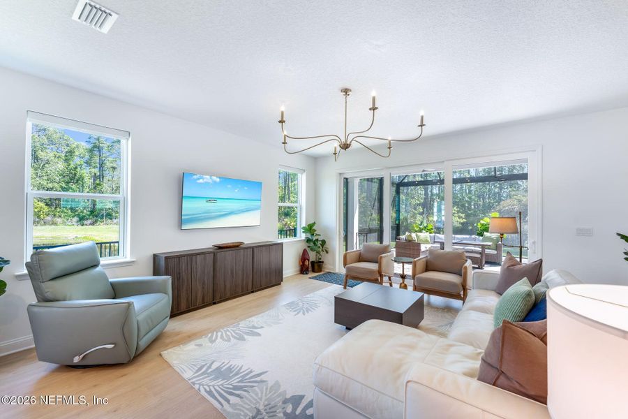 Furnished interior view inside a new home in , Ponte Vedra (Image 19).