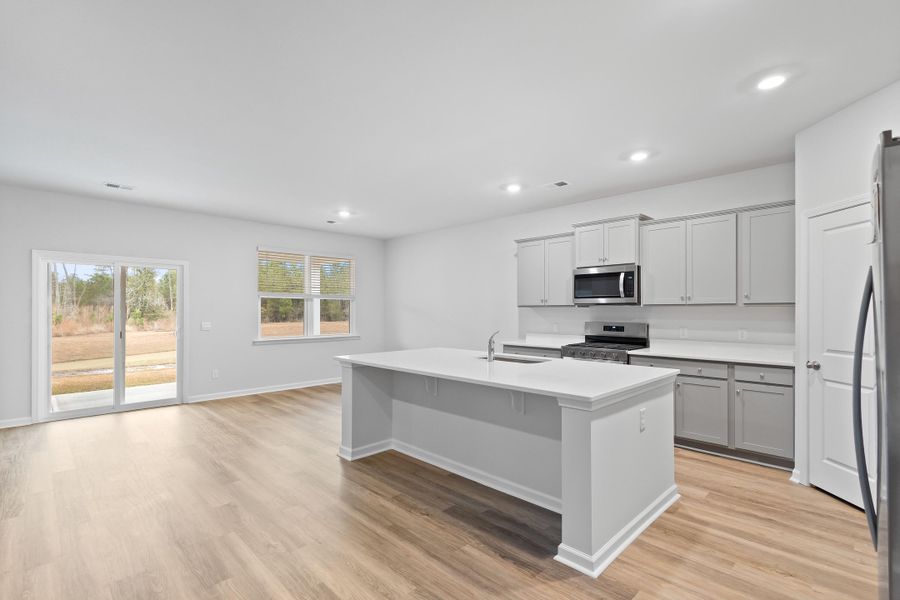 Furnished interior view inside a new home in The Cove at Mallard Crossing, Summerville (Image 24).