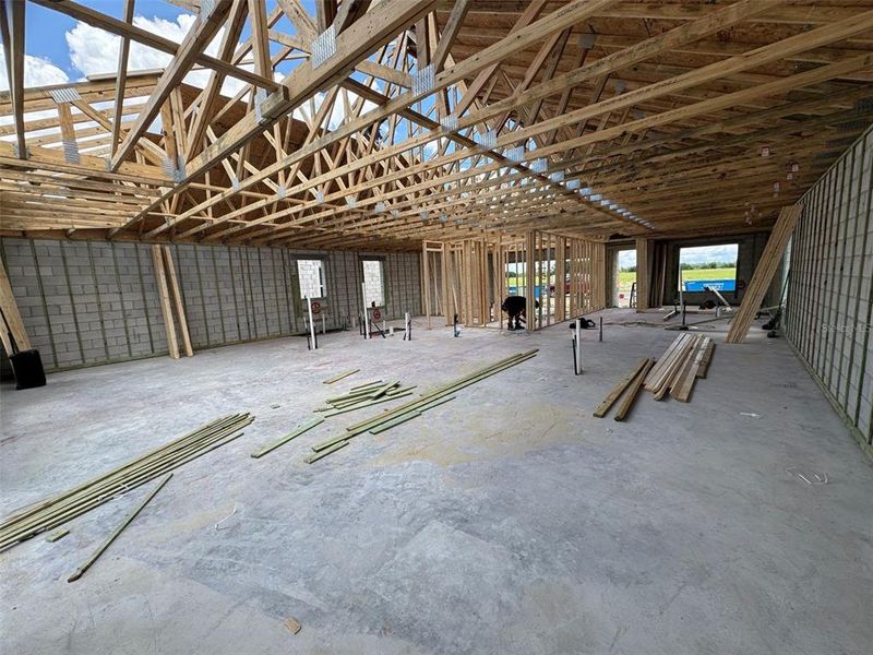 In-progress construction of a new home in Trailside, Mount Dora, FL (Image 6). In-progress construction of a new home in Trailside, Mount Dora, FL (Image 6).