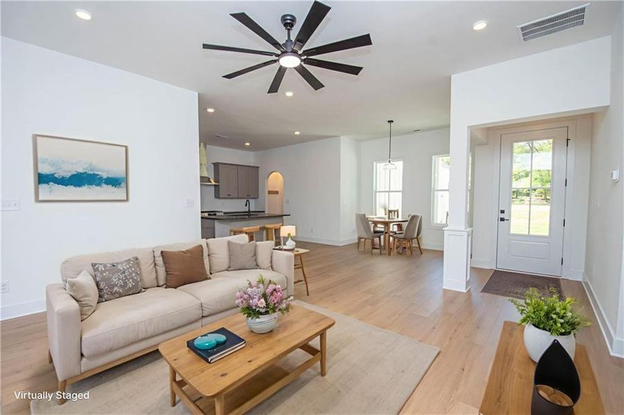 Furnished interior view inside a new home in , Fayetteville (Image 31).
