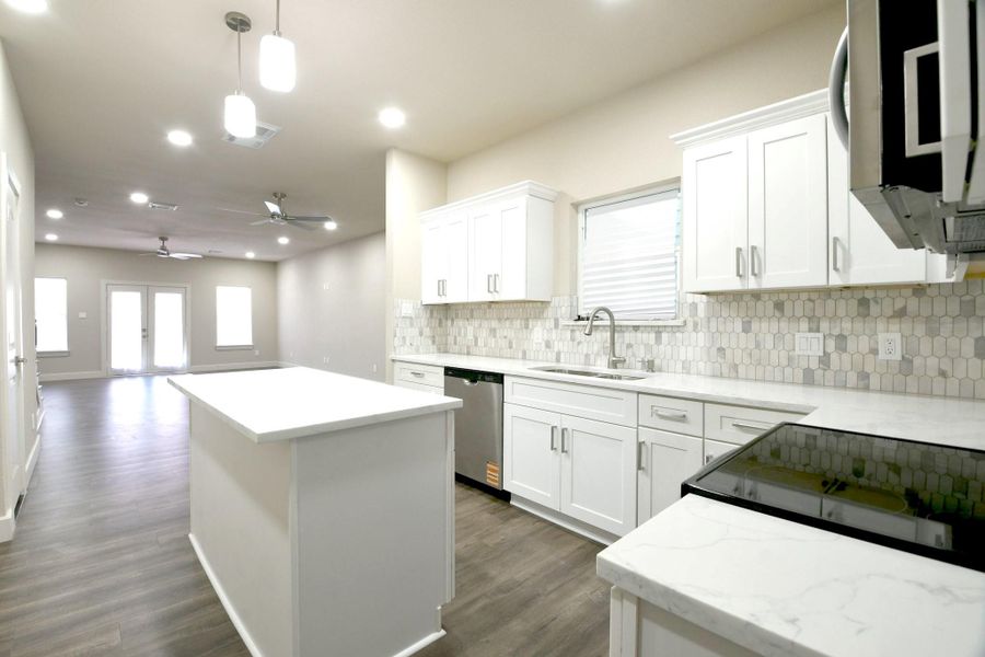 Furnished interior view inside a new home in , Houston (Image 15).