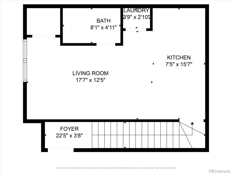 2D floor plan layout of this home in , Salida, CO (Image 3).