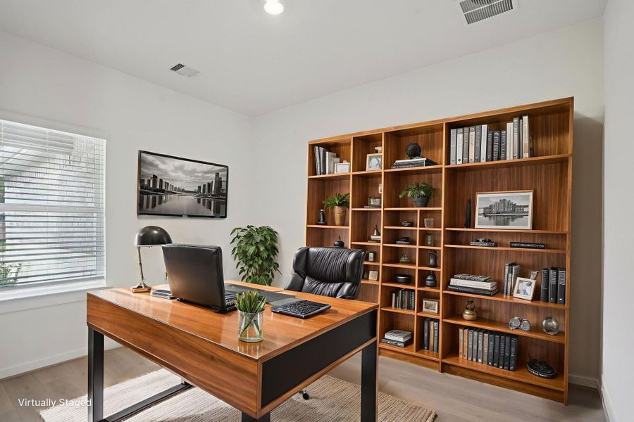Furnished interior view inside a new home in Pine Lake Cove - Traditional Series, Montgomery (Image 11).