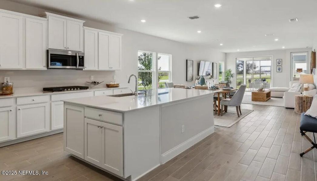 Furnished interior view inside a new home in Silver Meadows at SilverLeaf: Silver Meadows 50s, St. Augustine (Image 23).