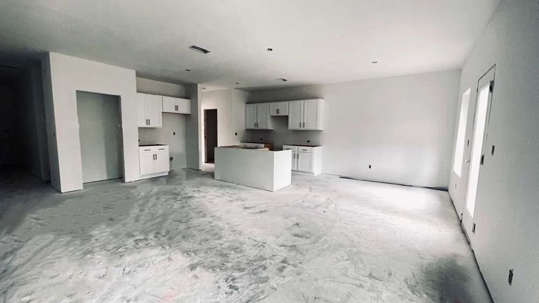 Family Room Construction Progress