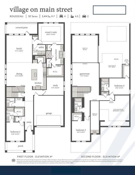 Designed for the family who loves to entertain, our Rousseau plan offers a fantastic open concept floor plan with plenty of space for family and friends!