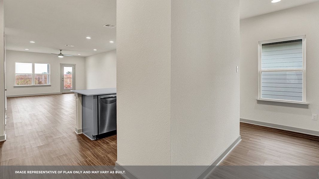 Spacious, unfurnished interior of a new home in Frontier, Mustang Ridge (Image 10). Spacious, unfurnished interior of a new home in Frontier, Mustang Ridge (Image 10).
