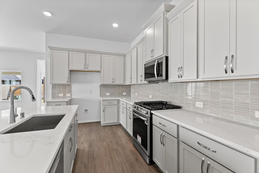 Furnished interior view inside a new home in Beamer Villas, Friendswood (Image 11).