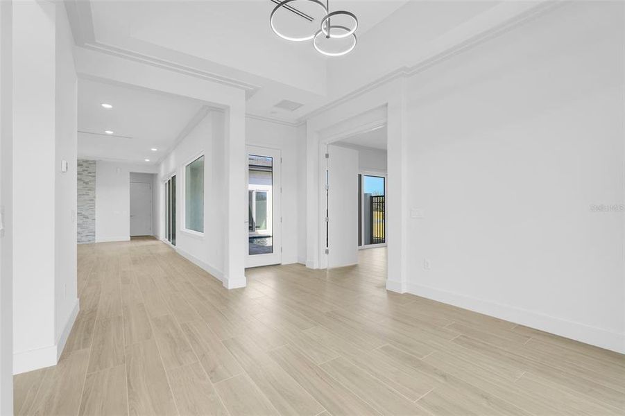 Spacious, unfurnished interior of a new home in Hampton Green at Providence, Davenport (Image 15).