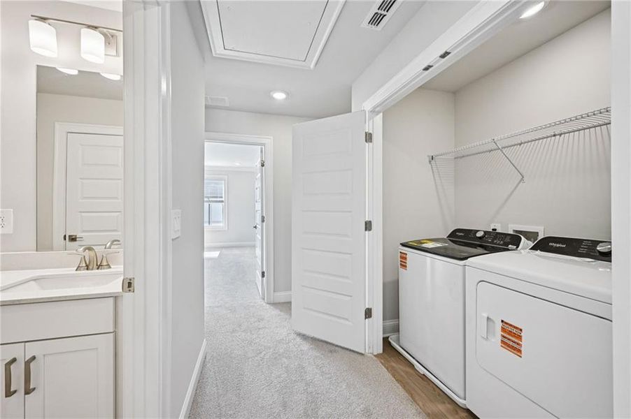 Furnished interior view inside a new home in , Lawrenceville (Image 19).