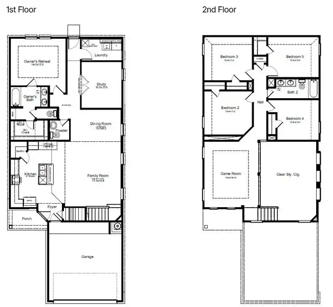 2D floor plan layout of this home in Timber Creek, San Antonio, TX (Image 3).