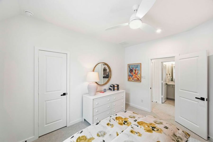 Furnished interior view inside a new home in Bridgeland 45', 50', 70', Cypress (Image 38).