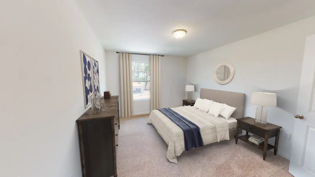 Representative furnished interior of a home built from the Catalina by Starlight Homes in The Meadows, Mebane (Image 10).