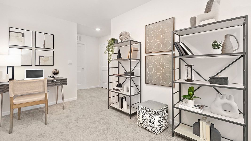 Furnished interior view inside a new home in Cline Village, Conover (Image 24).