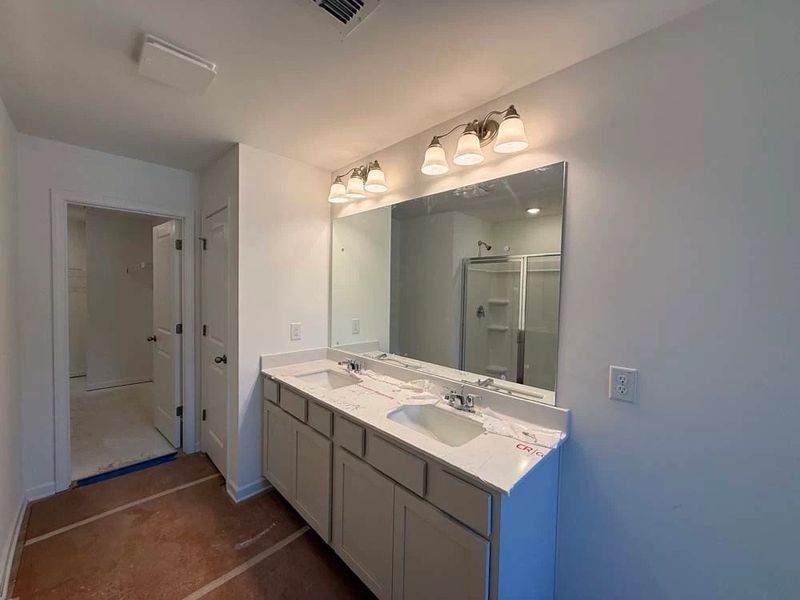 Primary Bathroom Construction Progress