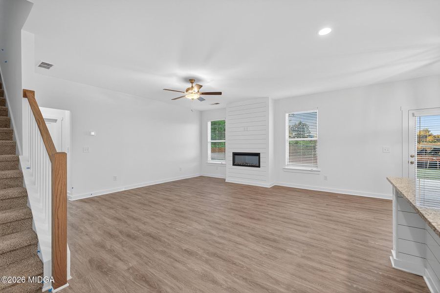 Spacious, unfurnished interior of a new home in Langston Place, Perry (Image 18).