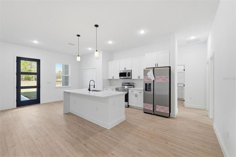 Furnished interior view inside a new home in , Dunnellon (Image 5).