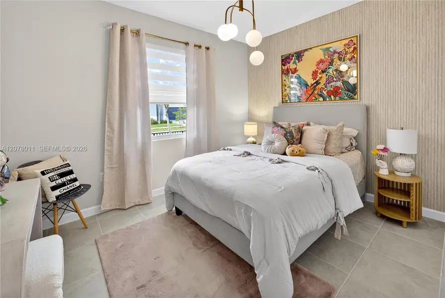 Furnished interior view inside a new home in Acacia Groves, Miami (Image 10). Furnished interior view inside a new home in Acacia Groves, Miami (Image 10).