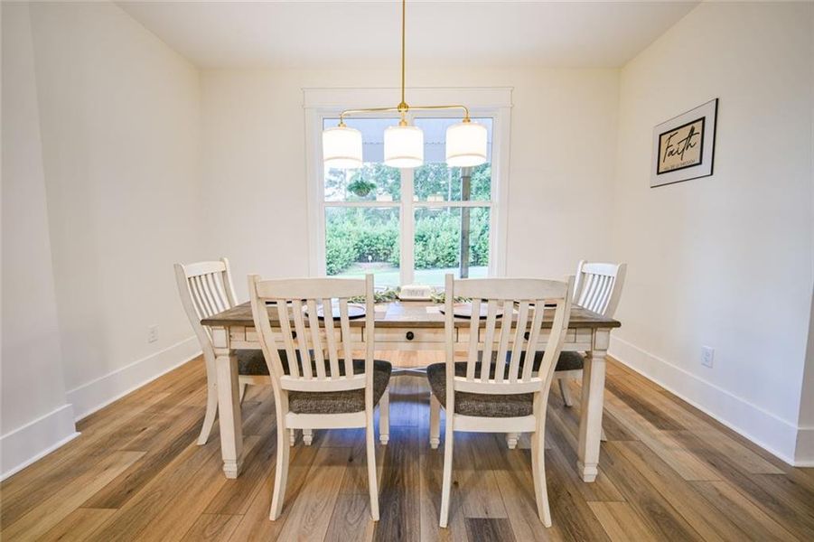 Furnished interior view inside a new home in , Monticello (Image 59).