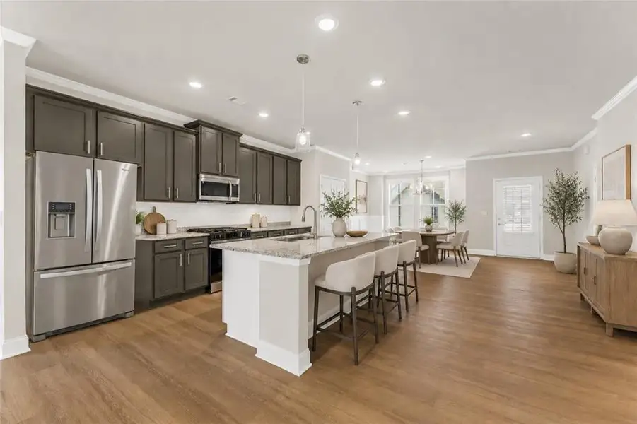 Furnished interior view inside a new home in Cooper's Walk, Loganville (Image 10).