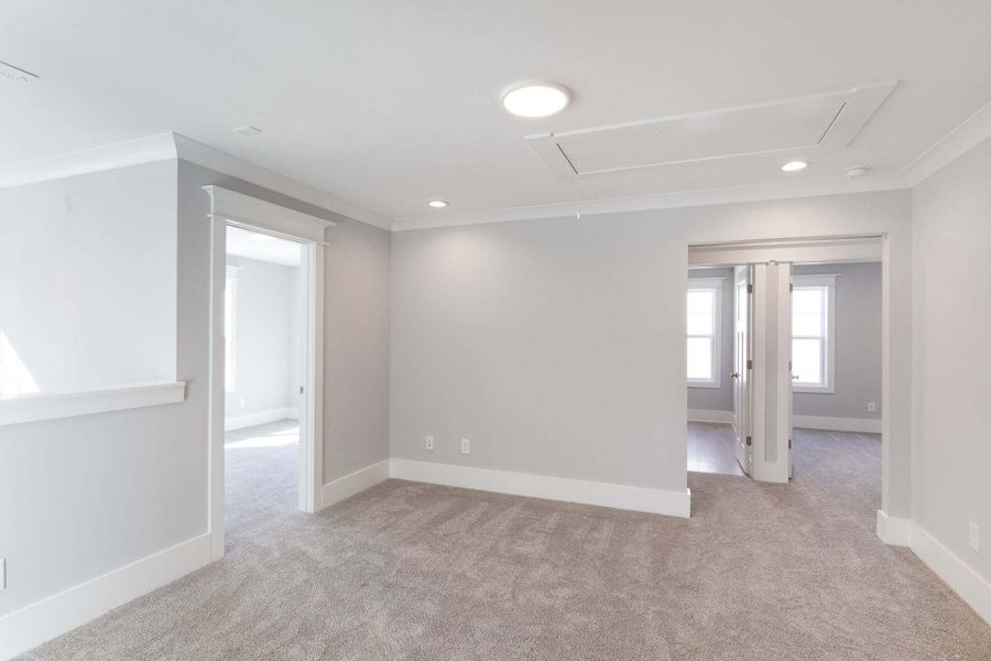 Representative unfurnished interior of a home built from the Austin by Caviness & Cates Communities in Bartlett Manor, Youngsville (Image 130).
