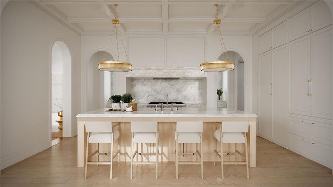 Furnished interior view inside a new home in , Highland Park (Image 11).