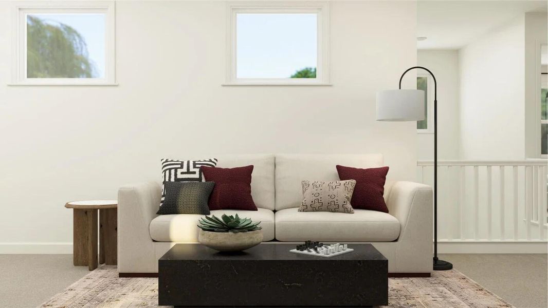 Furnished interior view inside a new home in Arden: The Providence Collection, Loxahatchee (Image 12).