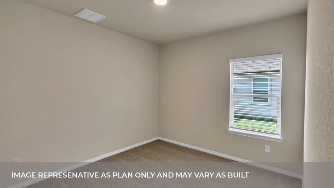 Representative unfurnished interior of a home built from the The Quincy by D.R. Horton in Rosenbusch Ranch, Leander (Image 12).