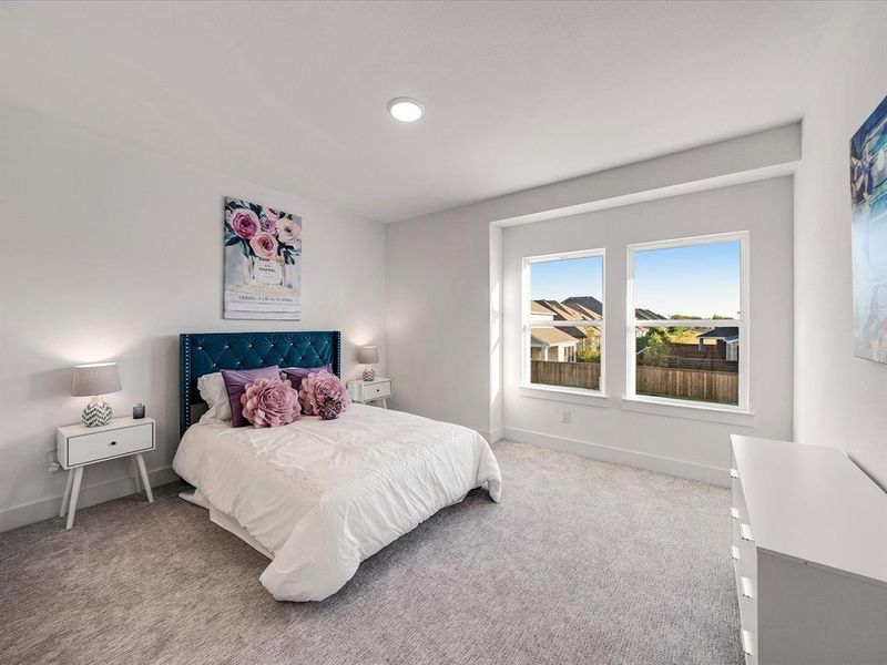 Furnished interior view inside a new home in Royal Court, Little Elm (Image 13).