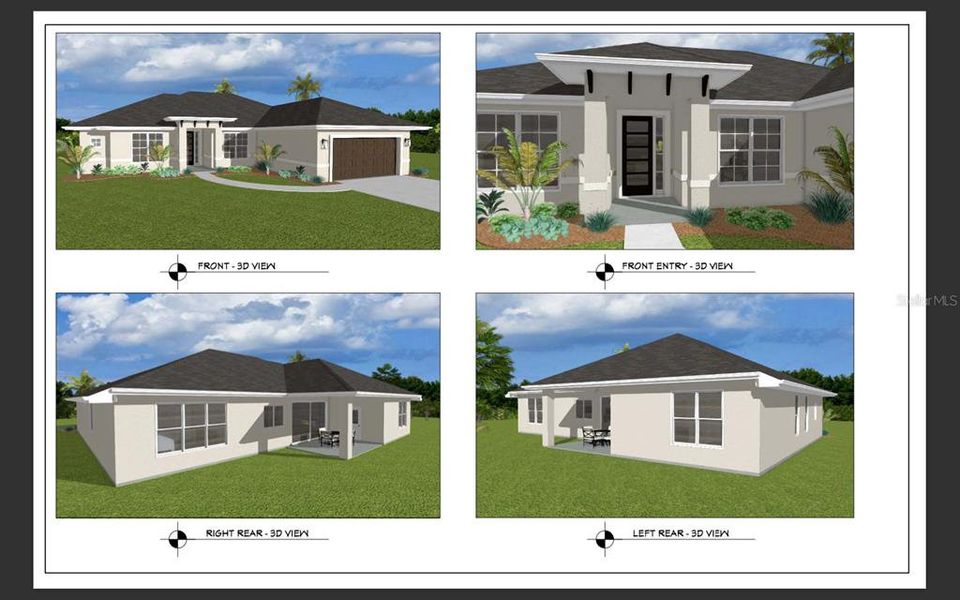 Front exterior of a new home in , Palm Coast, FL, highlighting curb appeal (Image 2).