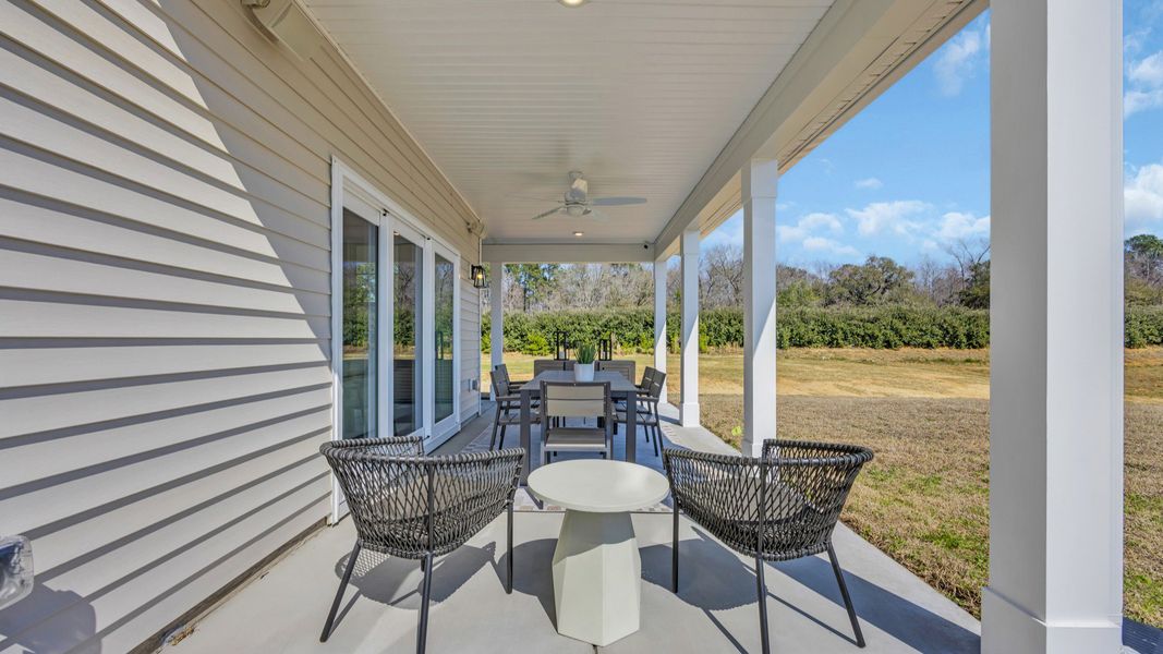 Furnished interior view inside a new home in Oak Bend, James Island (Image 21).