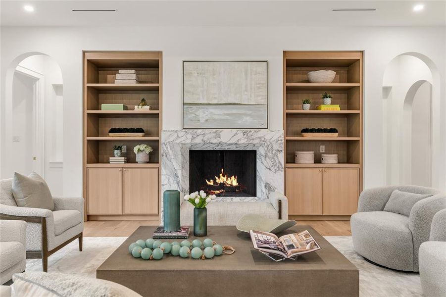 Furnished interior view inside a new home in , Dallas (Image 16).