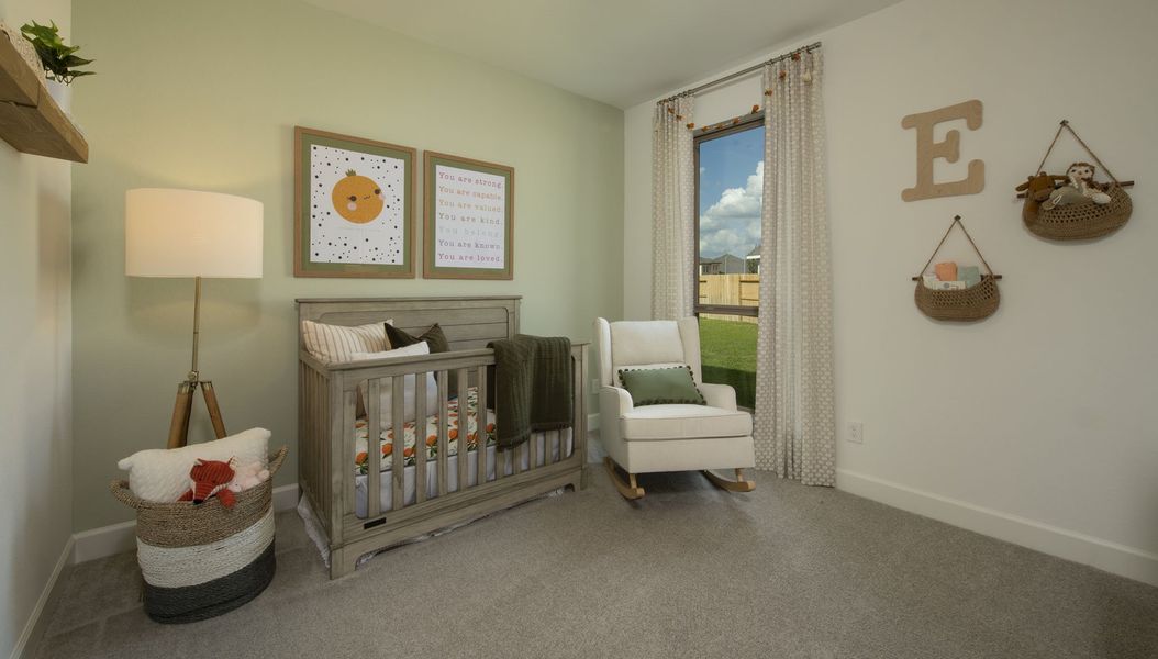 Furnished interior view inside a new home in Marvida, Cypress (Image 10).