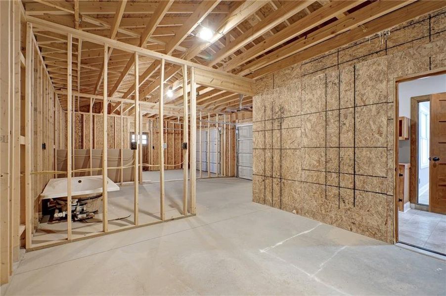 In-progress construction of a new home in , Rockmart, GA (Image 39).